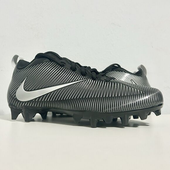 Nike Vapor Strike 5 TD “Black Metallic Silver” Men’s Size 9-9.5 Football Cleats - Picture 1 of 9